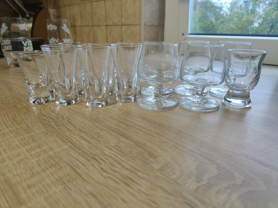 Małe kieliszki wódka