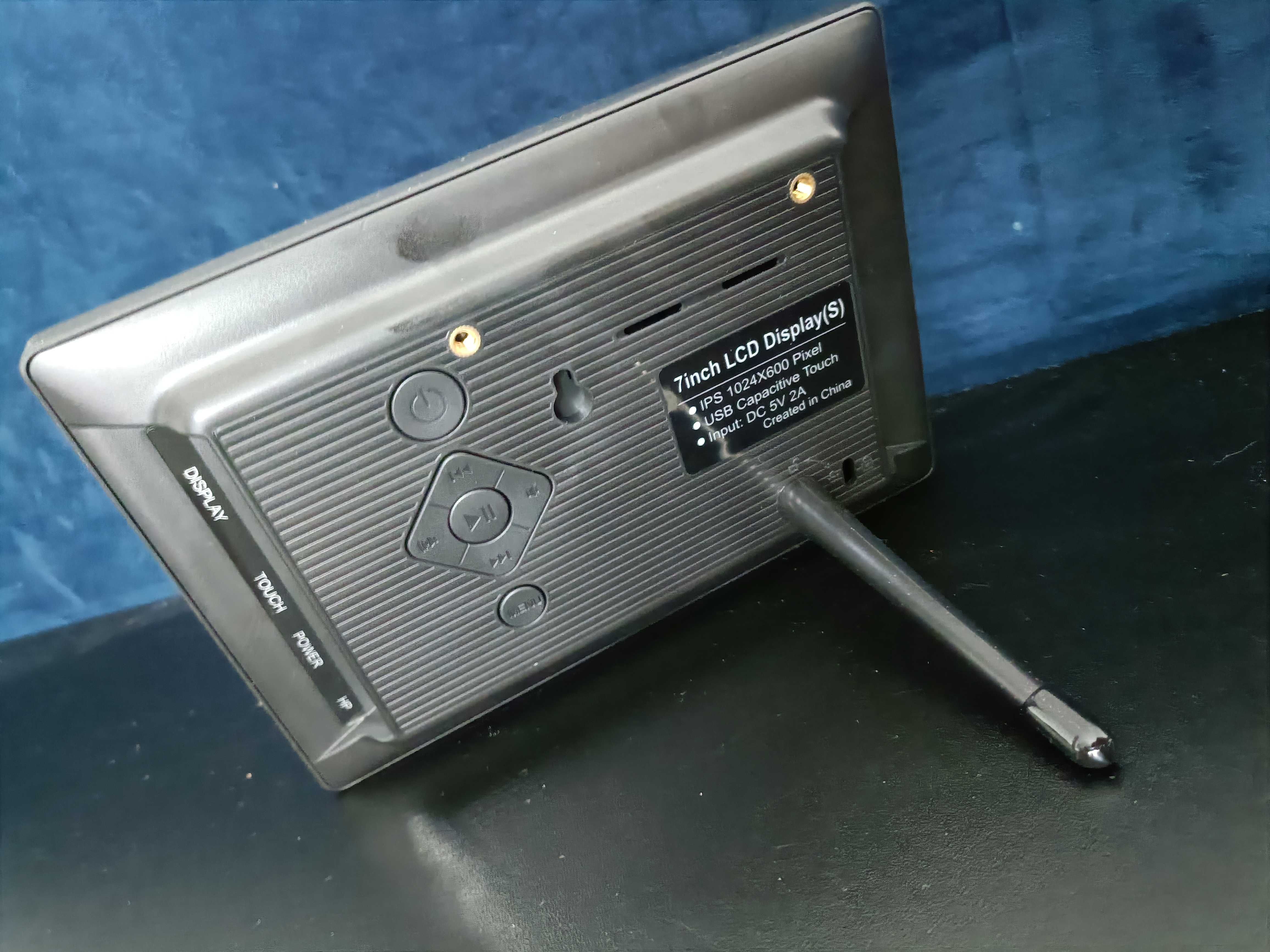 Monitor LCD Przenośny Raspberry Pi 7" USB 1024x600 IPS HDMI