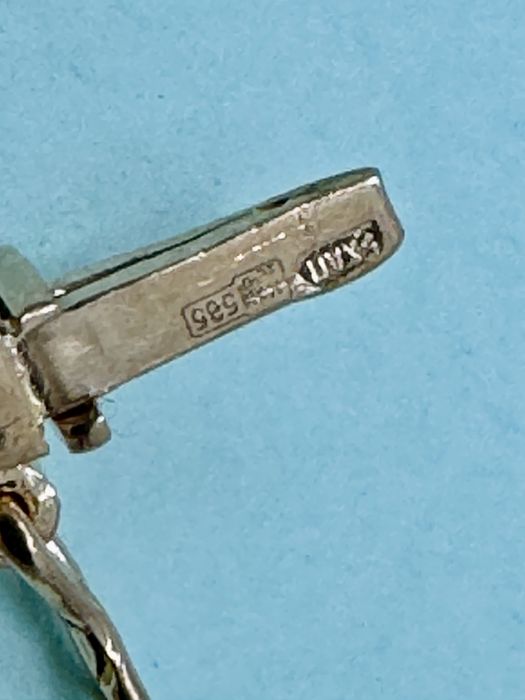 Золотой браслет с жемчугом 585