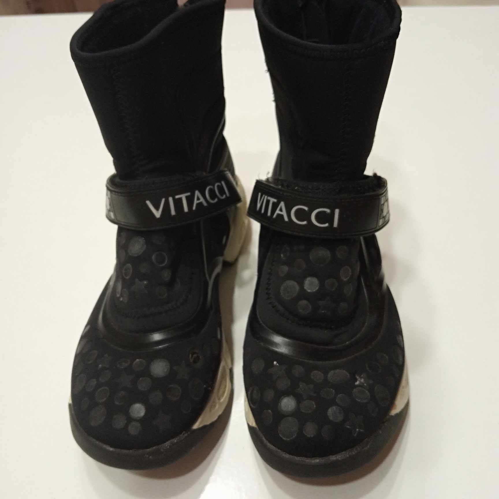 Vitacci ботинки ботильони чоботи сапоги зимові термо дівочкові 35 р.