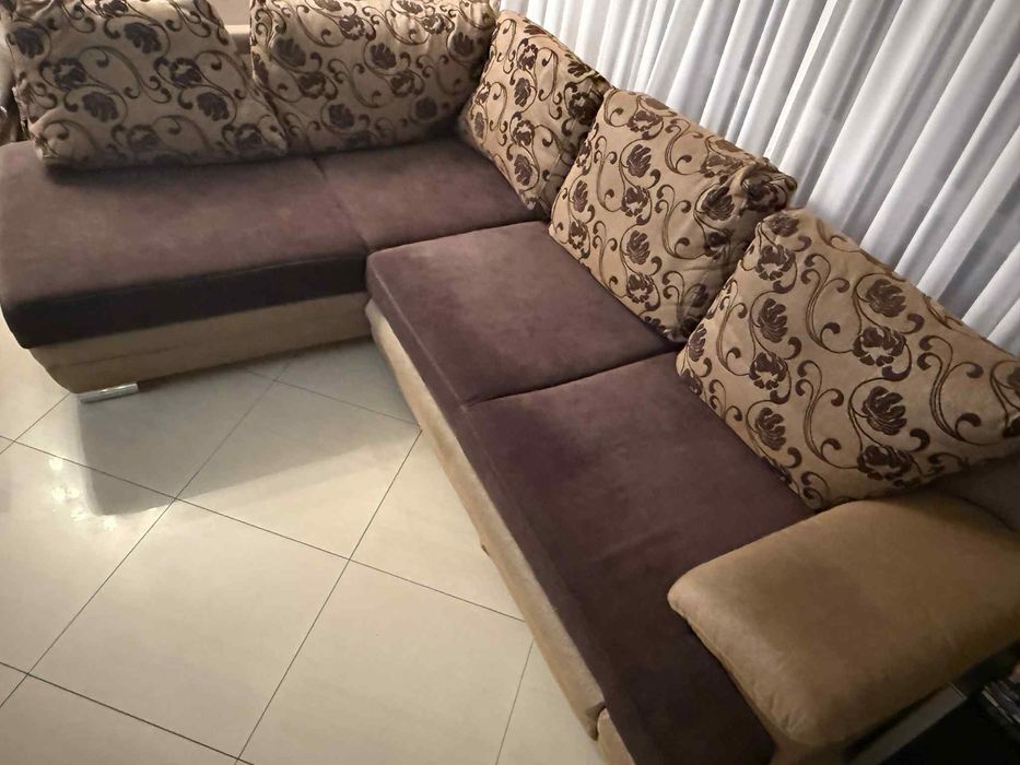 Narożnik z funkcją spania