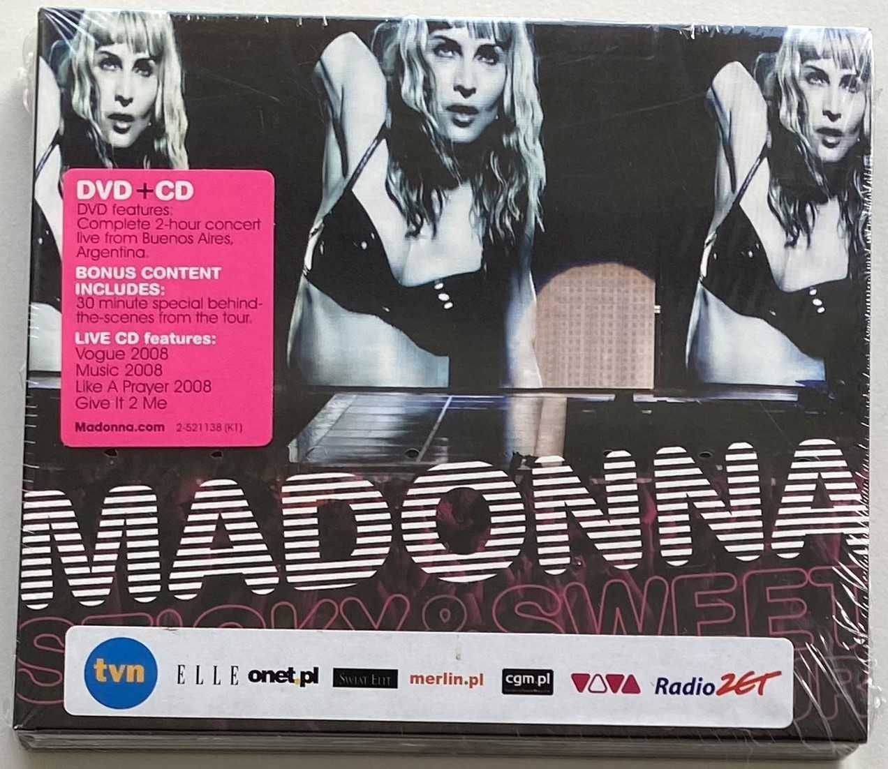 Madonna - Sticky & Sweet Tour CD + DVD album nowa w folii