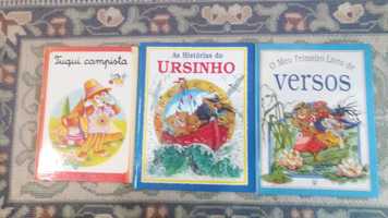 Conjunto 3 livros infantis