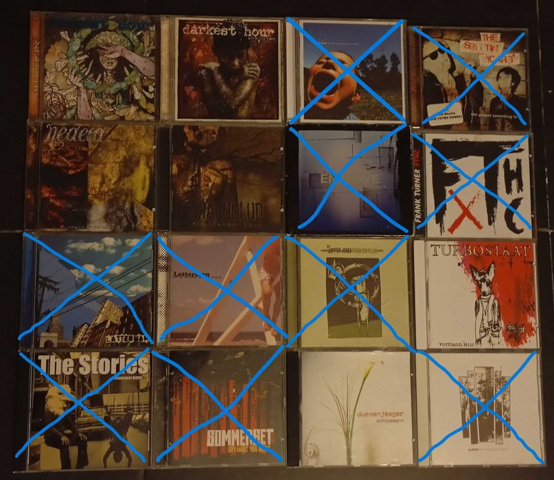 44 CDs de Punk, EMO, Metalcore, Alternative / Indie Rock (desde 3,0€)