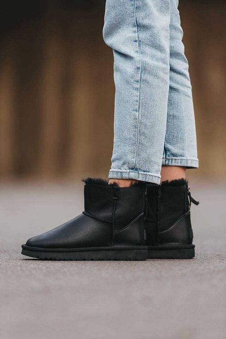 Угги/Уги/Угг/Уггі/Угі/UGG Australia Mini Classic Zip/Шкіра 100% Овчина