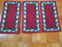 Conjunto de 3 tapetes de casa de banho