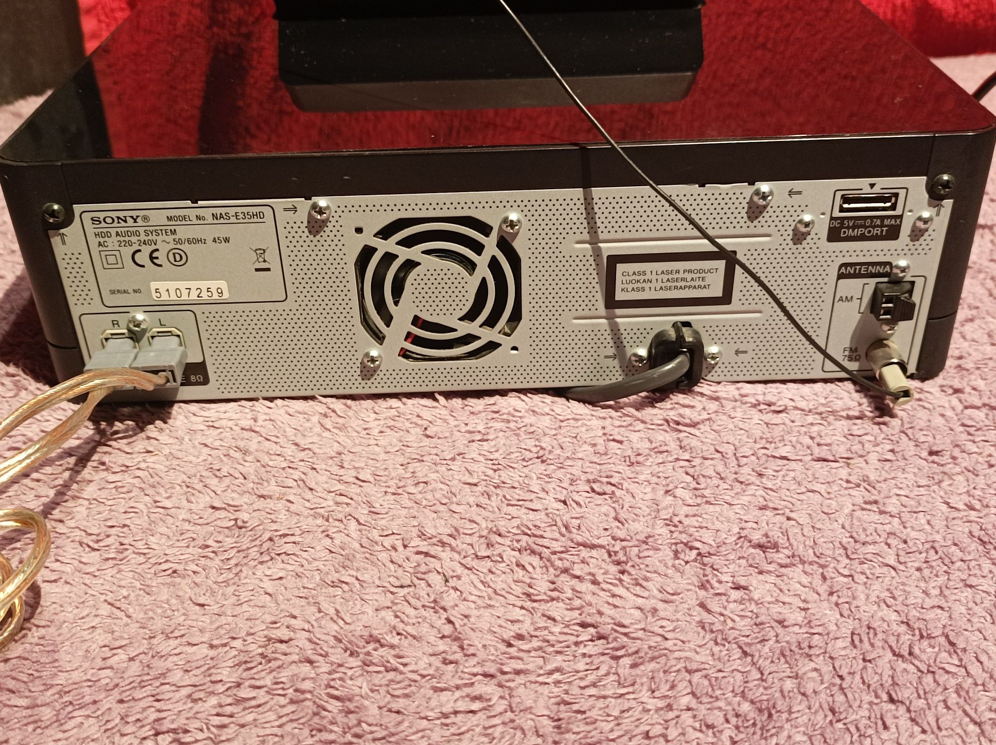 Amplituner MIDI Sony mod. NAS-E35HD,Audio System HDD.. Tanio!