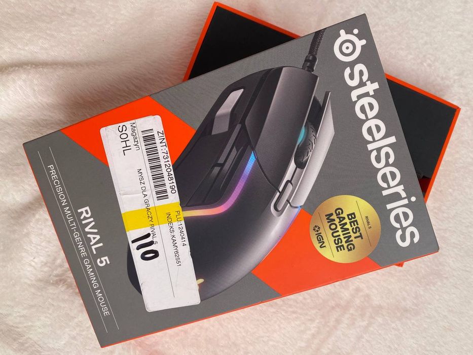 Миша комп'ютерна SteelSeries Rival 5 USB Black