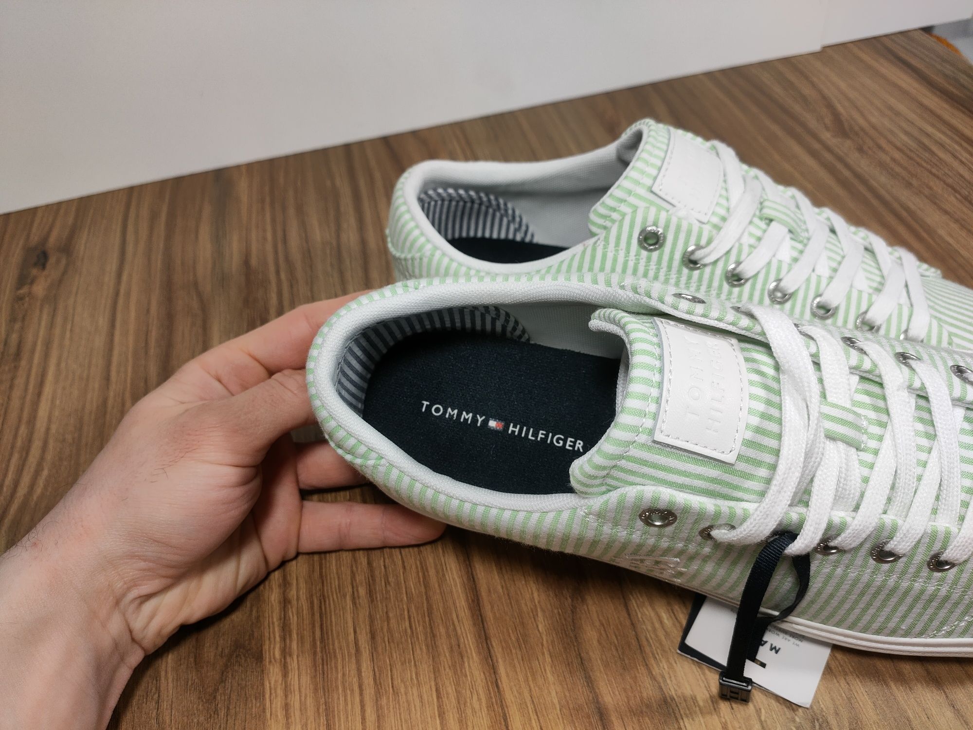 Trampki Tommy Hilfiger męskie sneakersy Street Low Sersucker 44 28cm