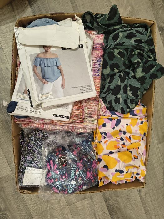 Box mix ubrania letnie ok 60szt
