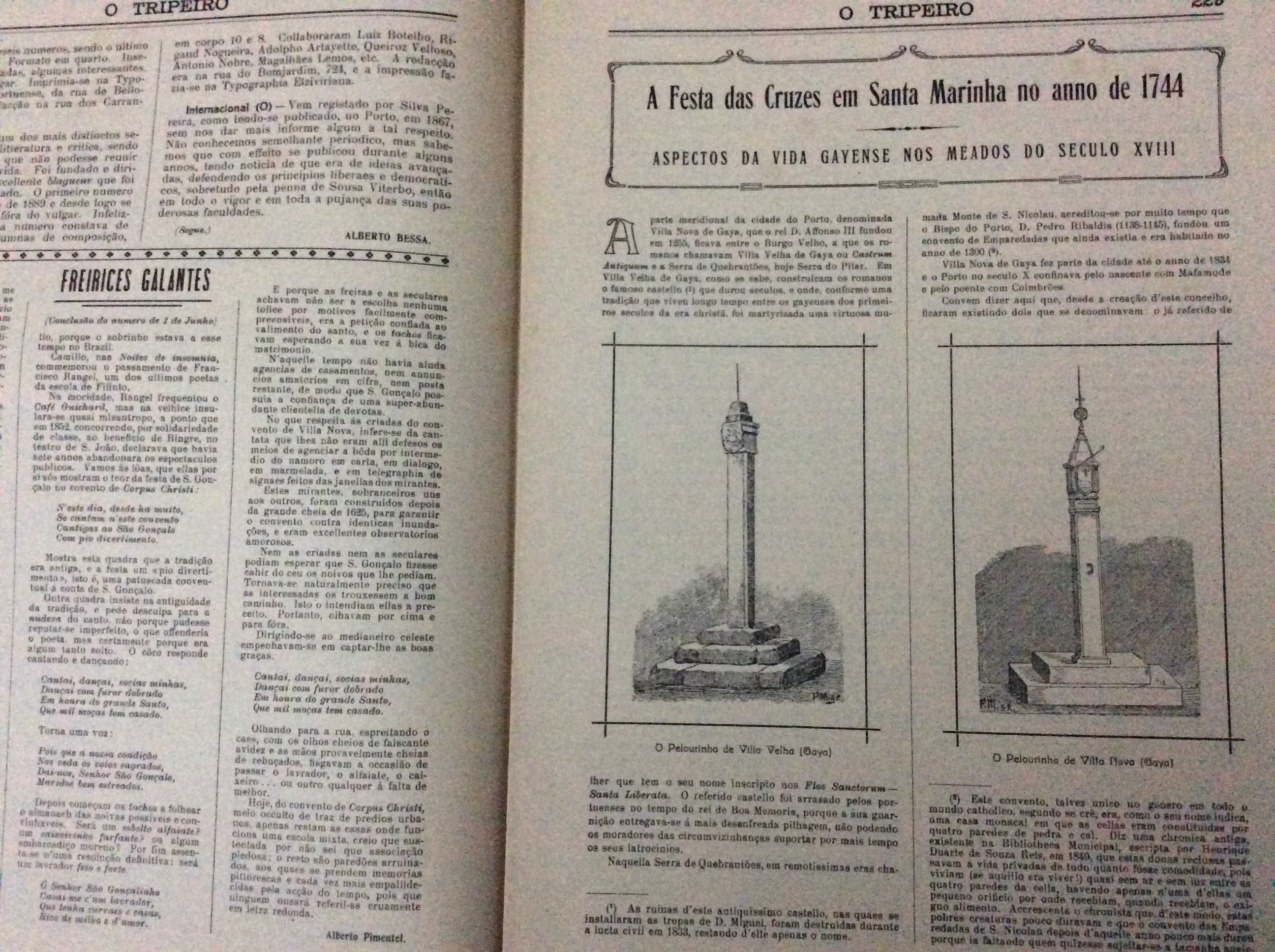 Um pouco da história do Porto e arredores. O Tripeiro, 1927