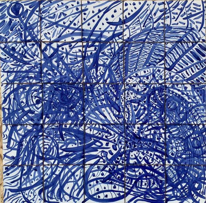 Painel de Azulejos 75x75