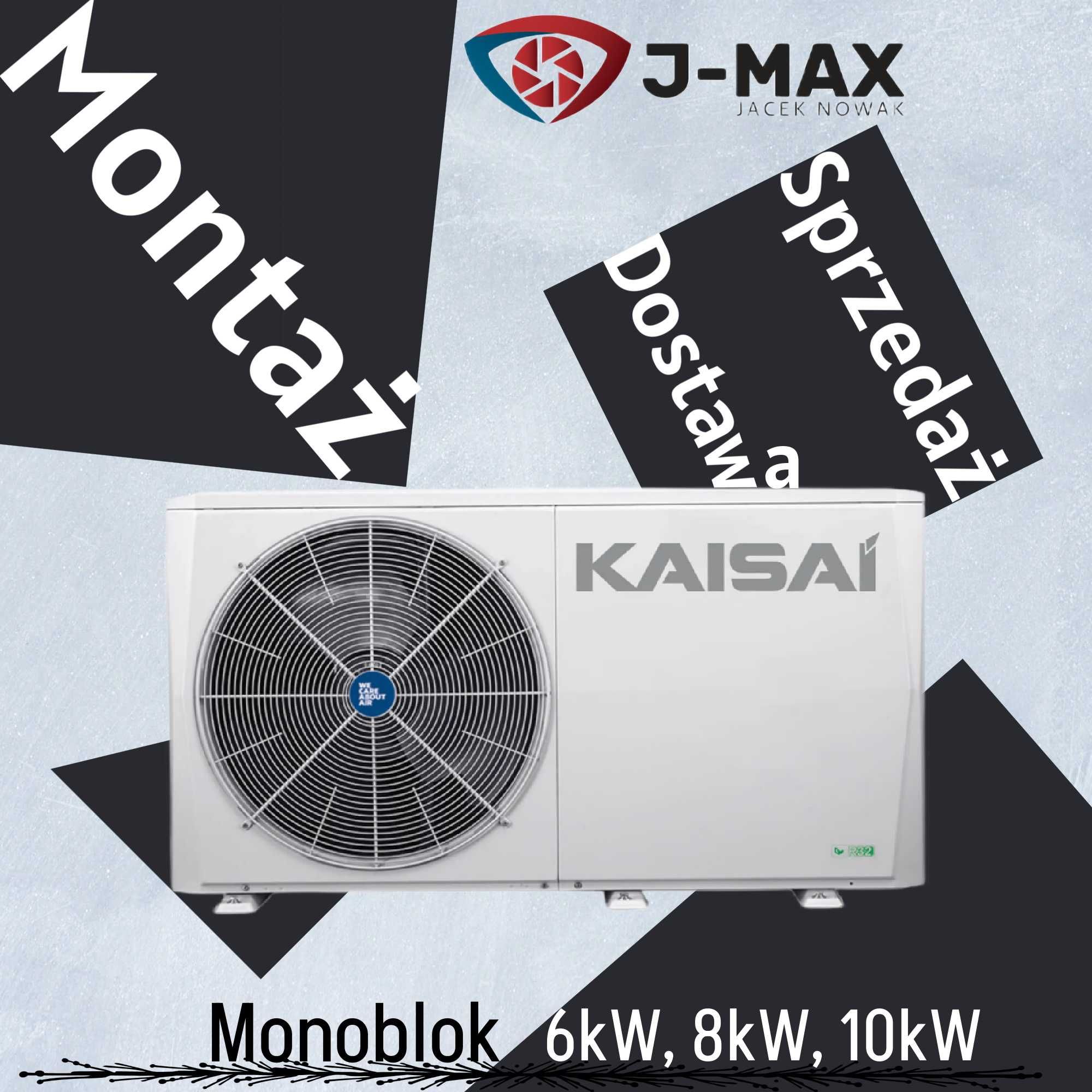 Montaż Pompy Ciepła KAISAI 8 kW monoblok + Zbiornik Bufor Ferroli 100L