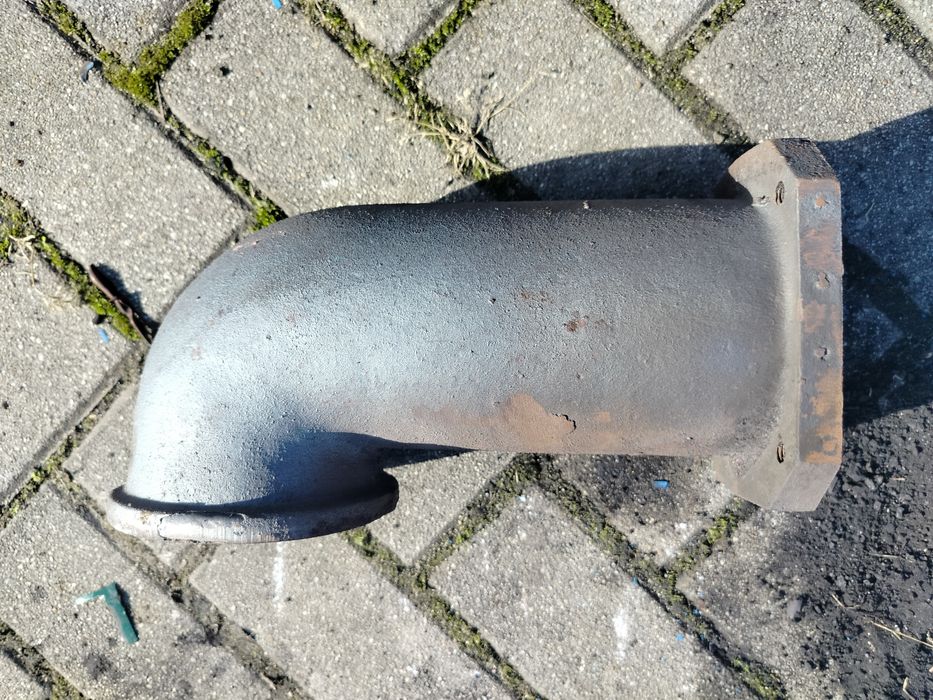 Kolano żeliwne do kotła na ekogroszek ogniwo