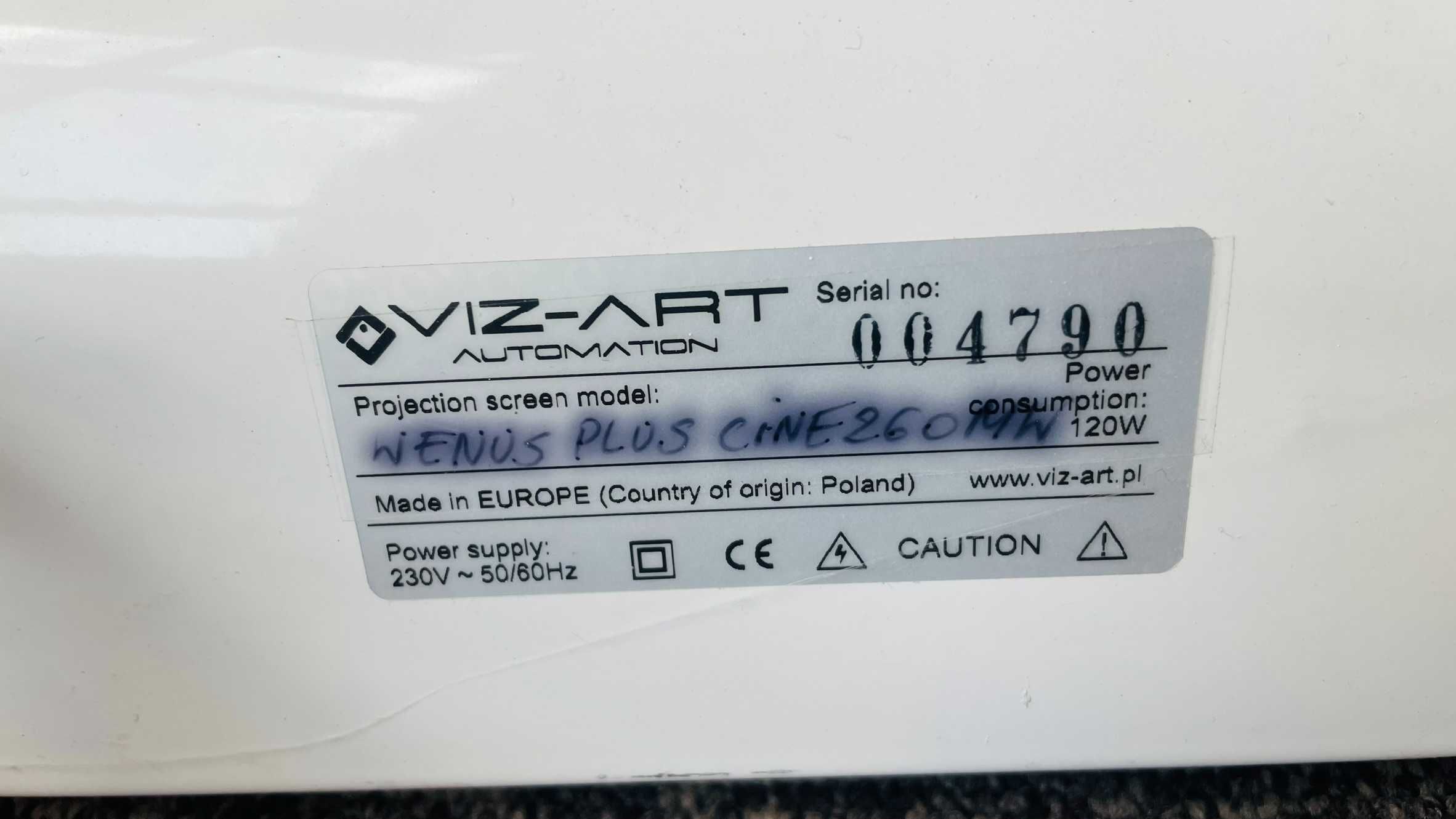 Ekran WENUS PLUS Cine 260 White Vision 260x163 cm 16:10