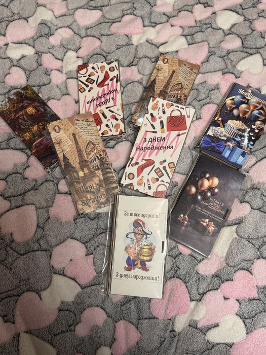 Деревяні подарункові коробки кіндер та коверти для грошей