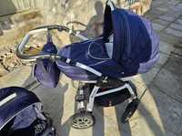 Дитяча каляска 2 в 1 люлька + прогулочна детская коляска