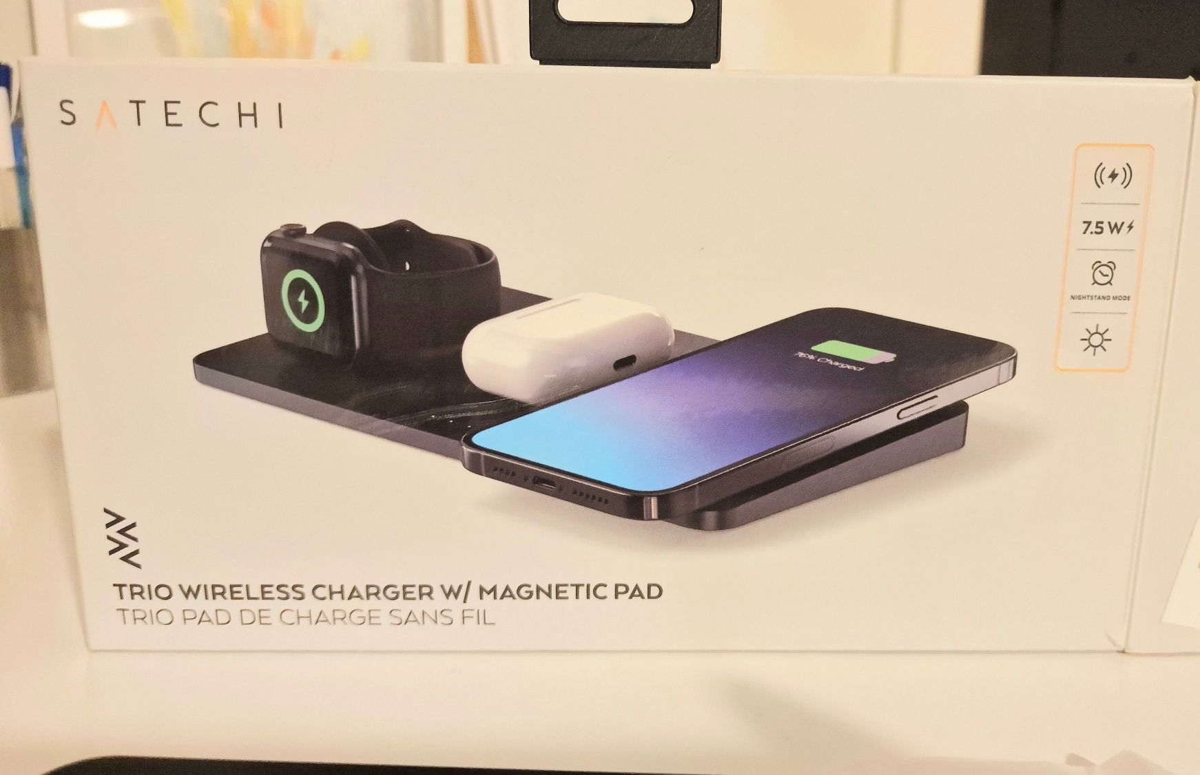 satechi trio wireless charging pad