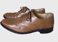 Samuel Windsor męskie półbuty pantofle buty brogsy 43 skórzane