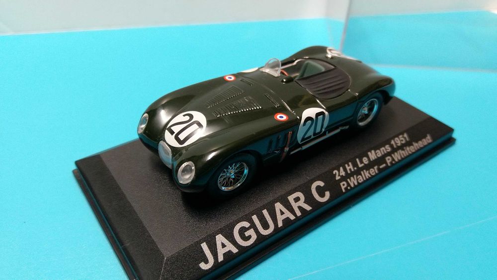 Jaguar XK-120C #20: Vencedor 24h Le Mans 1951 - Altaya/IXO  1/43