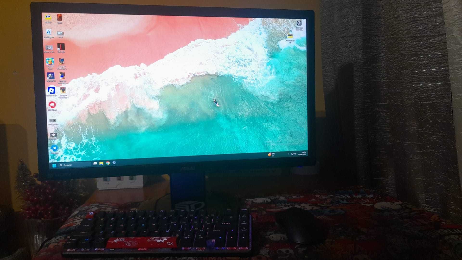| PC + Monitor 144Hz + Teclado Mecânico | RTX 3060 | Ryzen 5