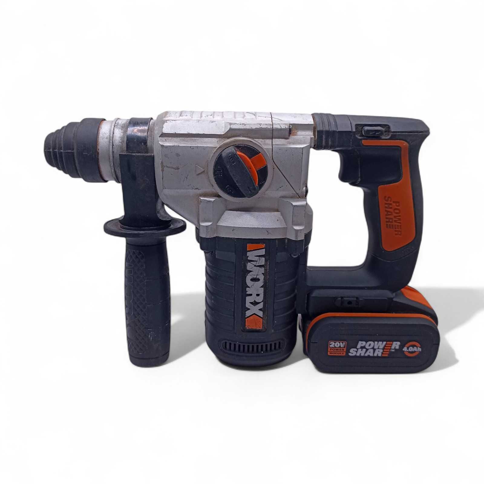 Młotowiertarka Worx WX392 | 3 akumulatory + ładowarka