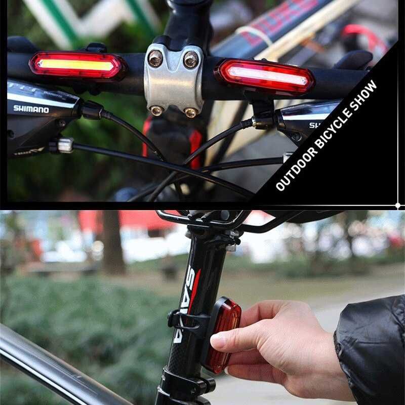 Задний велофонарь West Biking 120 люмен, велофара, стоп сигнал