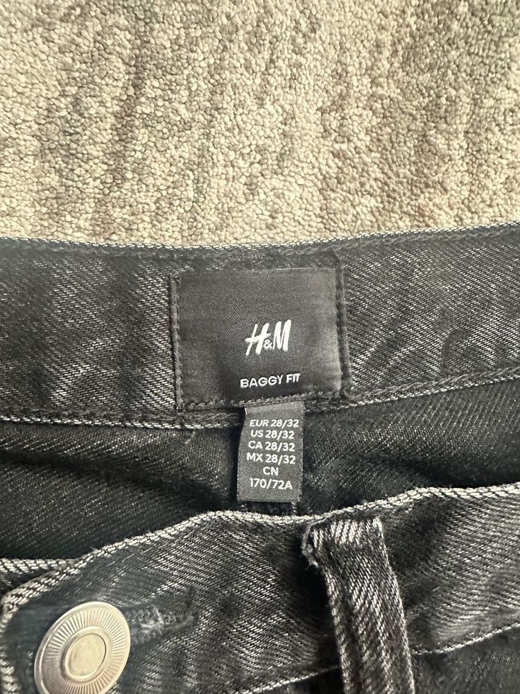 Джинси чорні baggi fit