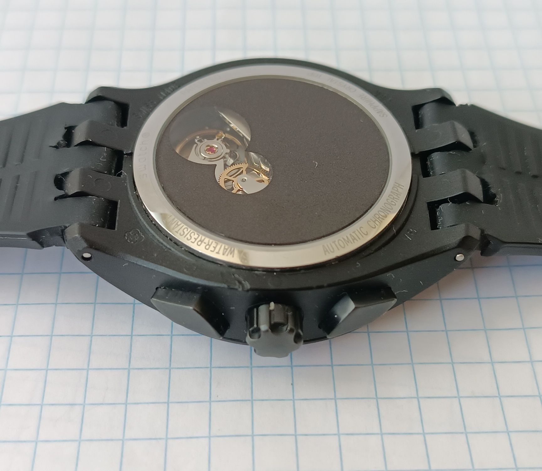 Швейцарський механічний хронограф Swatch automatic