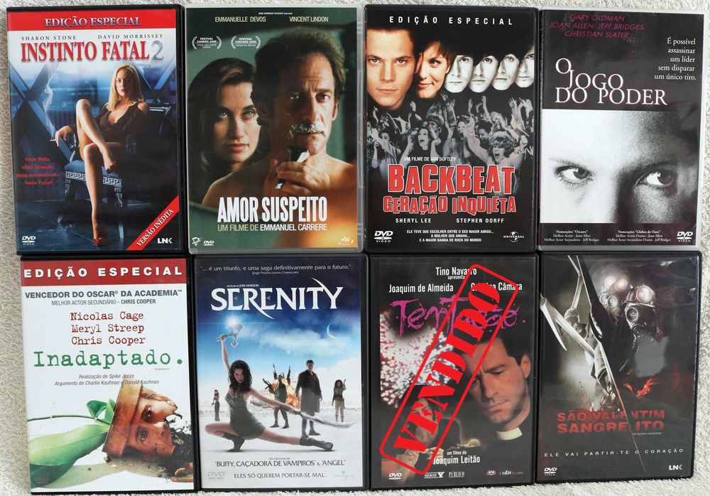 Lote 40 filmes em DVD [individual ou em lote]