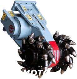 Frezarka Głowica frezująca RockWheel G5 minikoparka 2,5-6 t