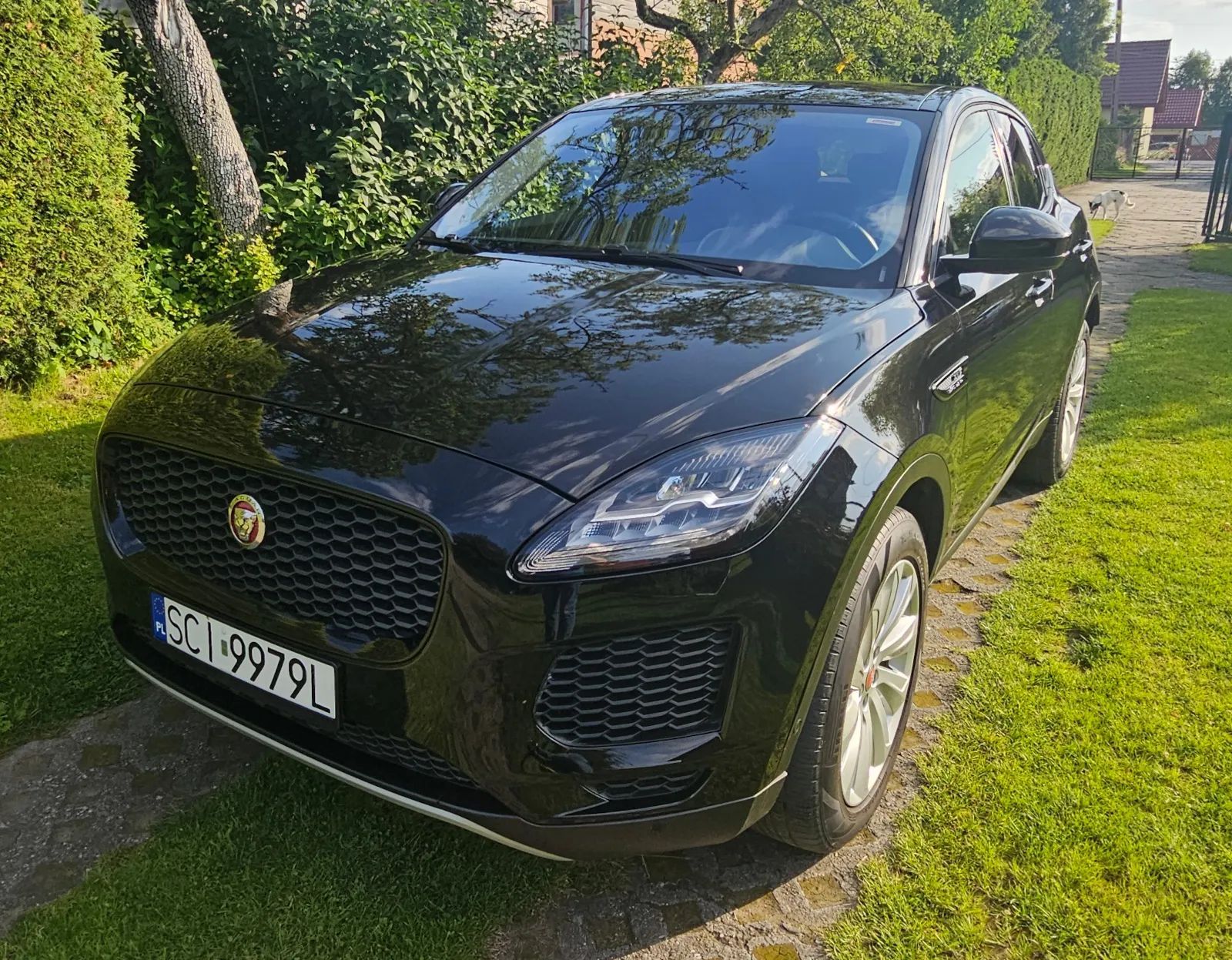 Jaguar E-Pace Stan idealny,FV 23%, Czarny metalik, 11/2020 37700km