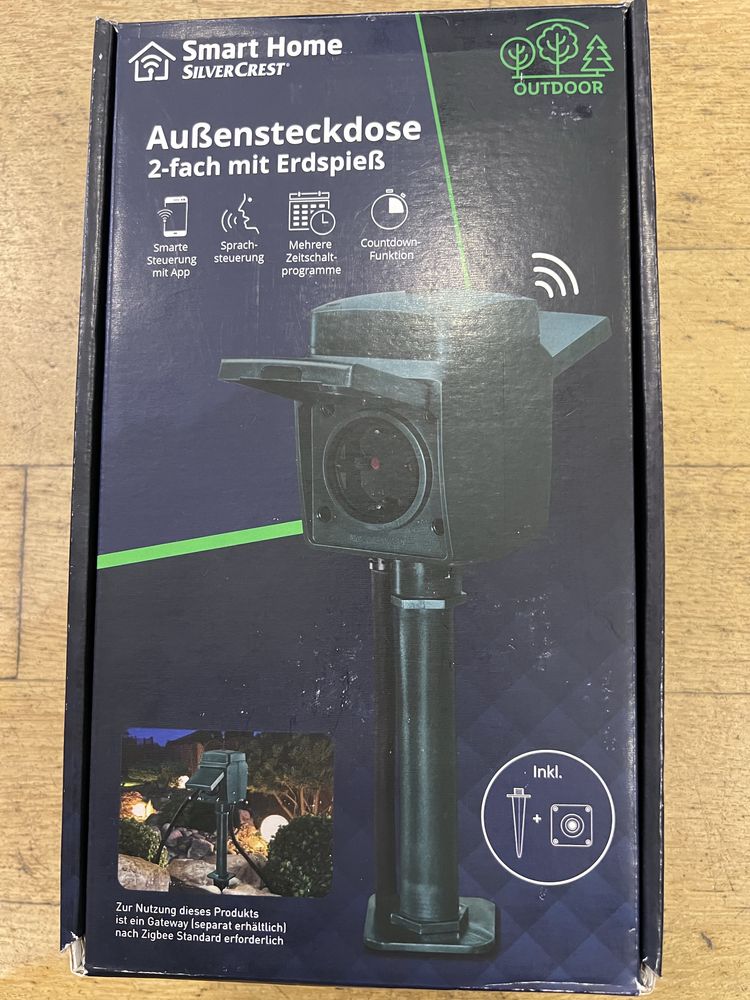 Tomadas wifi exterior Smart Home SilverCrest - NOVO