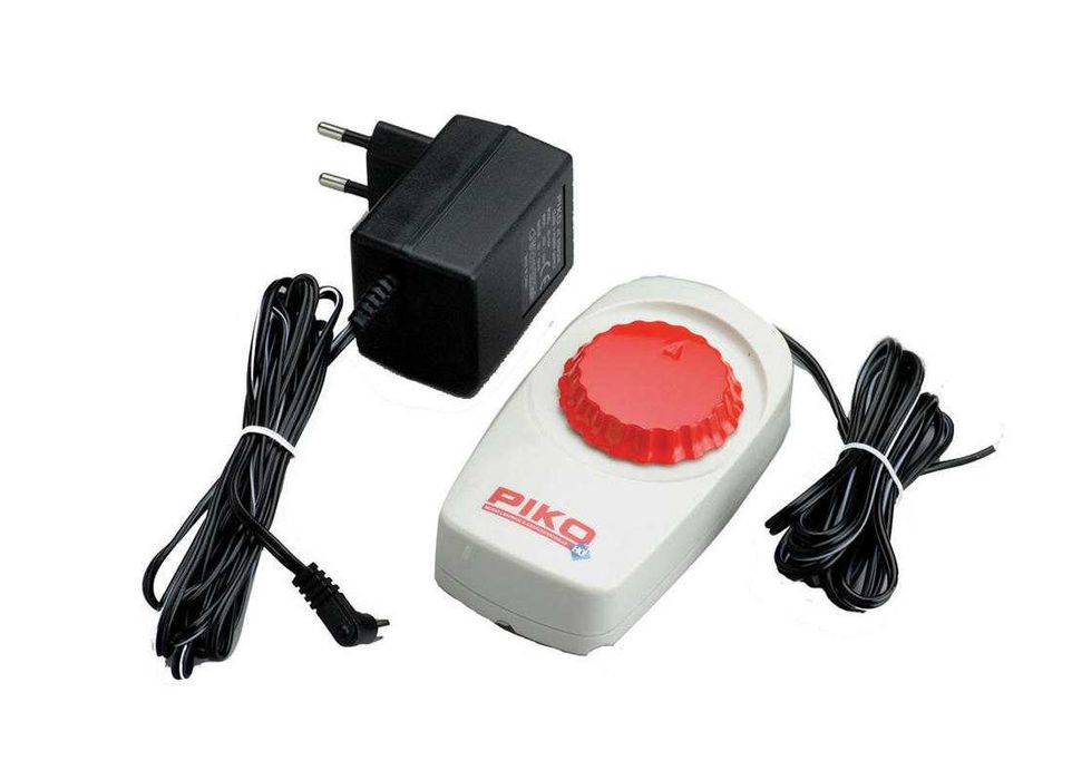 PIKO H0 (57138) - Zestaw startowy BR 119 + 3 wagony towarowe.