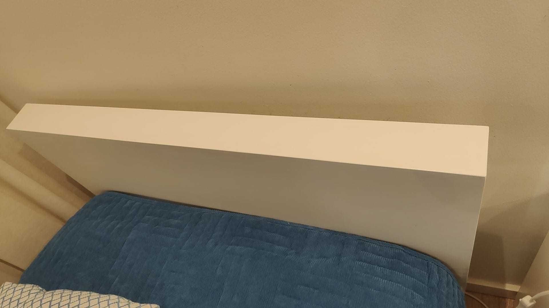 Cama madeira lacada branca 212 por 102 com gaveta arrumação e colchão