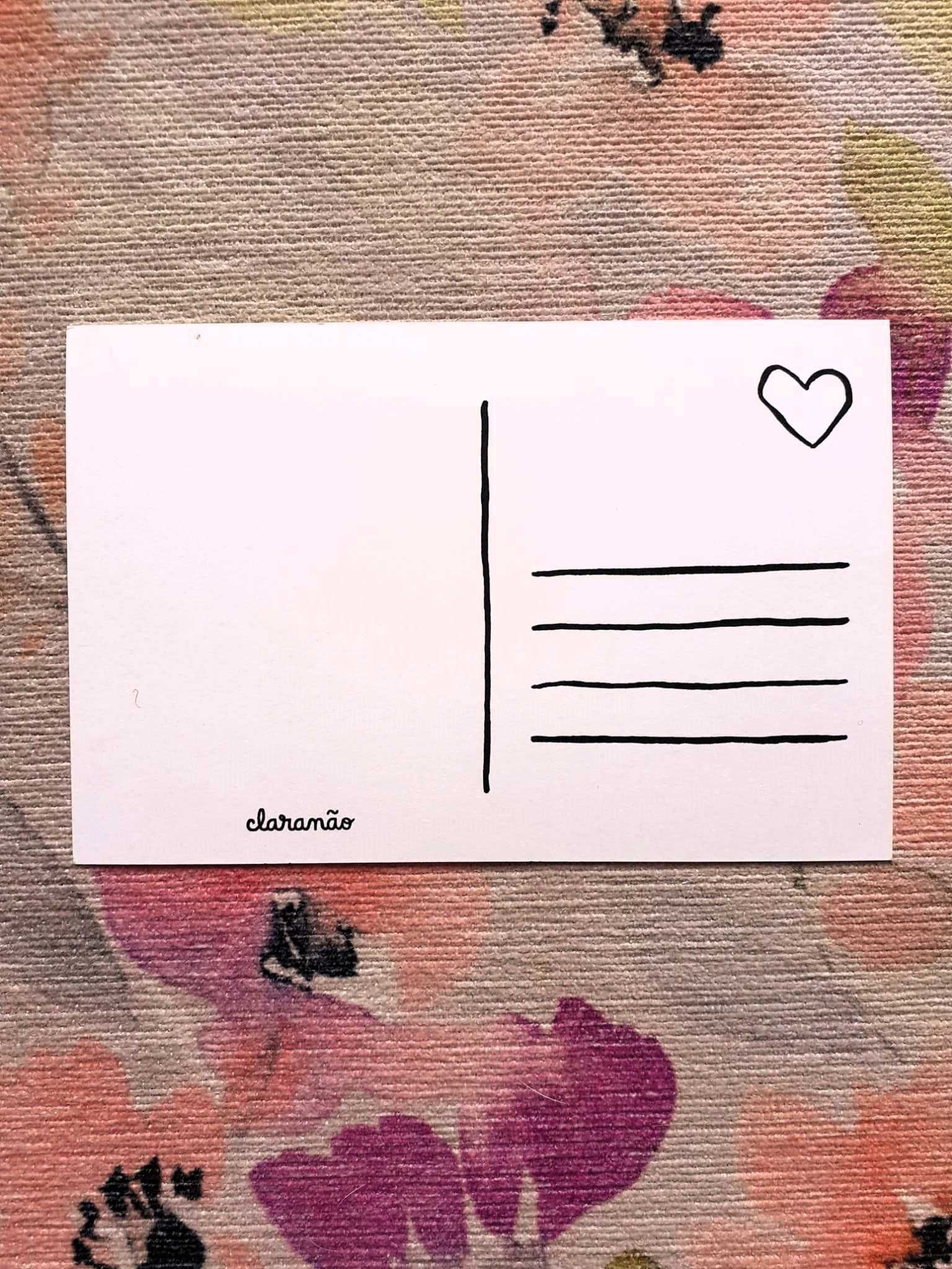 Postal Clara Não