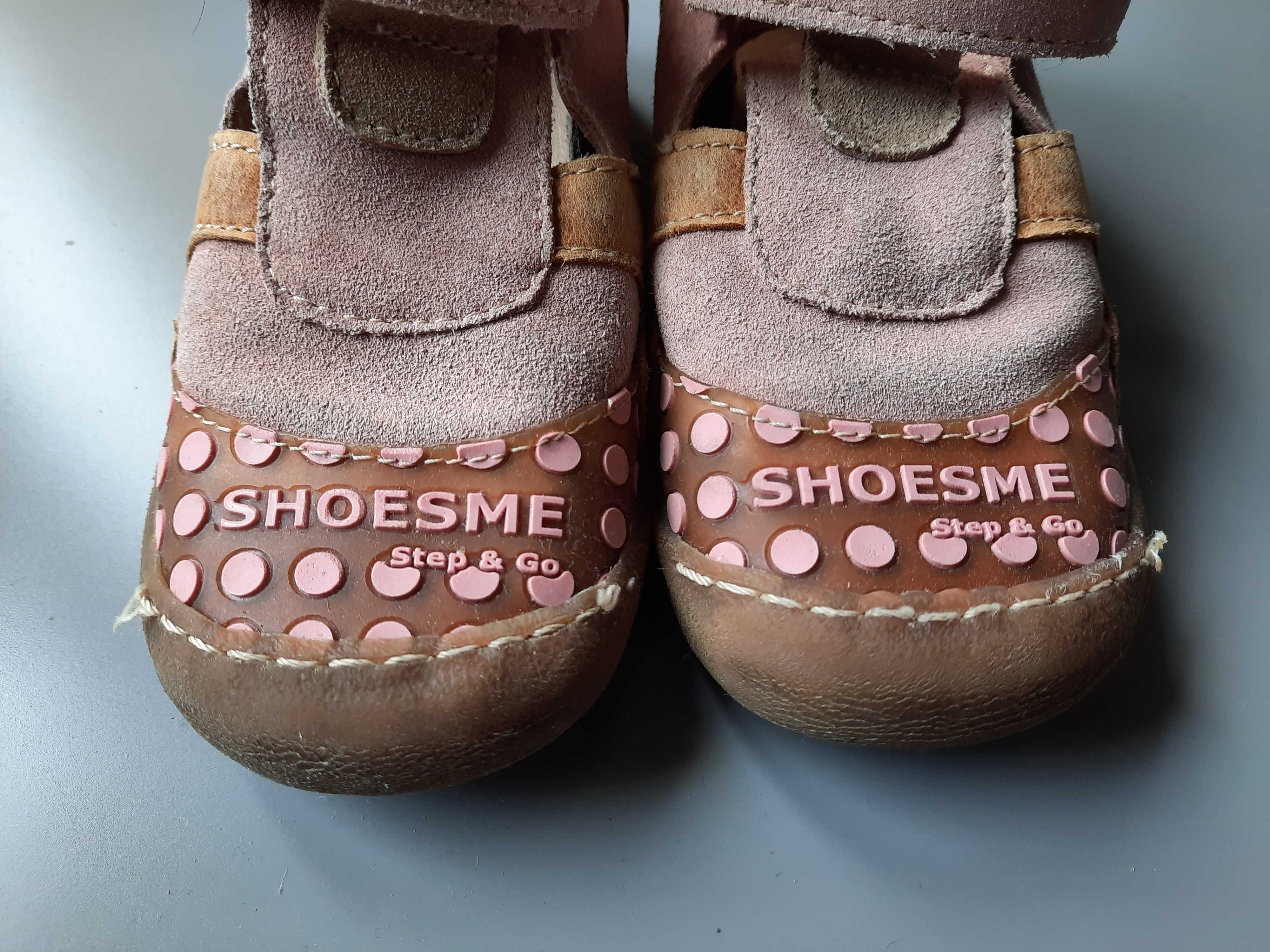 Buty półbuty skórzane dziewczynka Shoesme Step & Go rozmiar 24 15 cm
