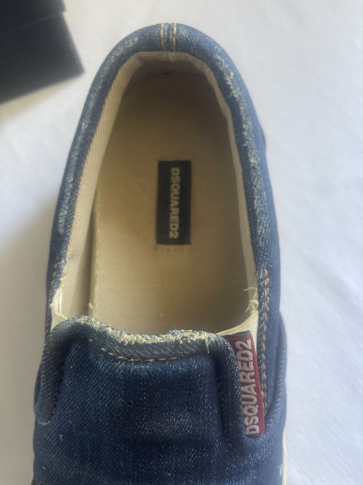 Слипоны мокасины Dsquared оригинал