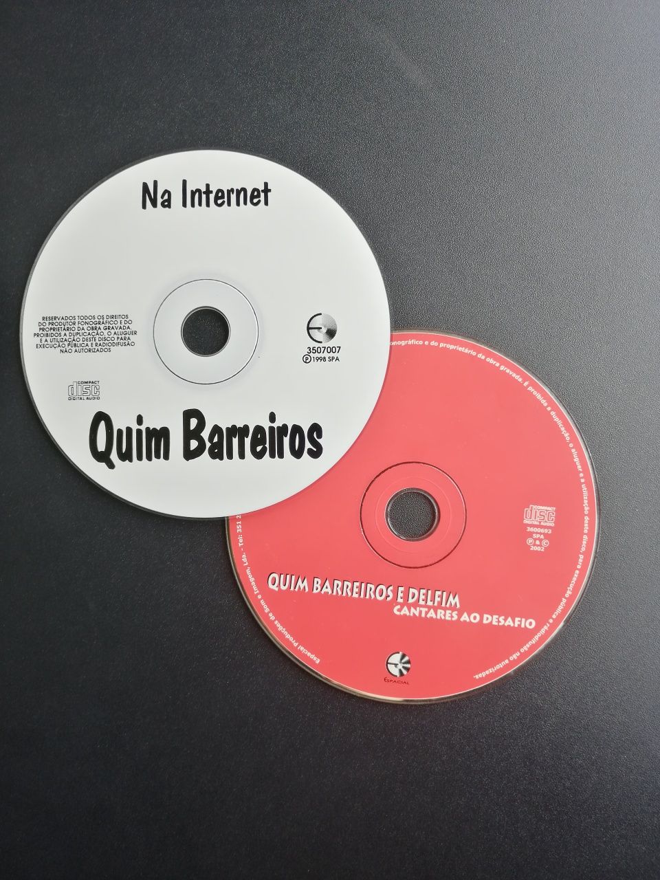 Quim Barreiros - 2 Discos - "Na Internet" e " Cantares ao Desafio"