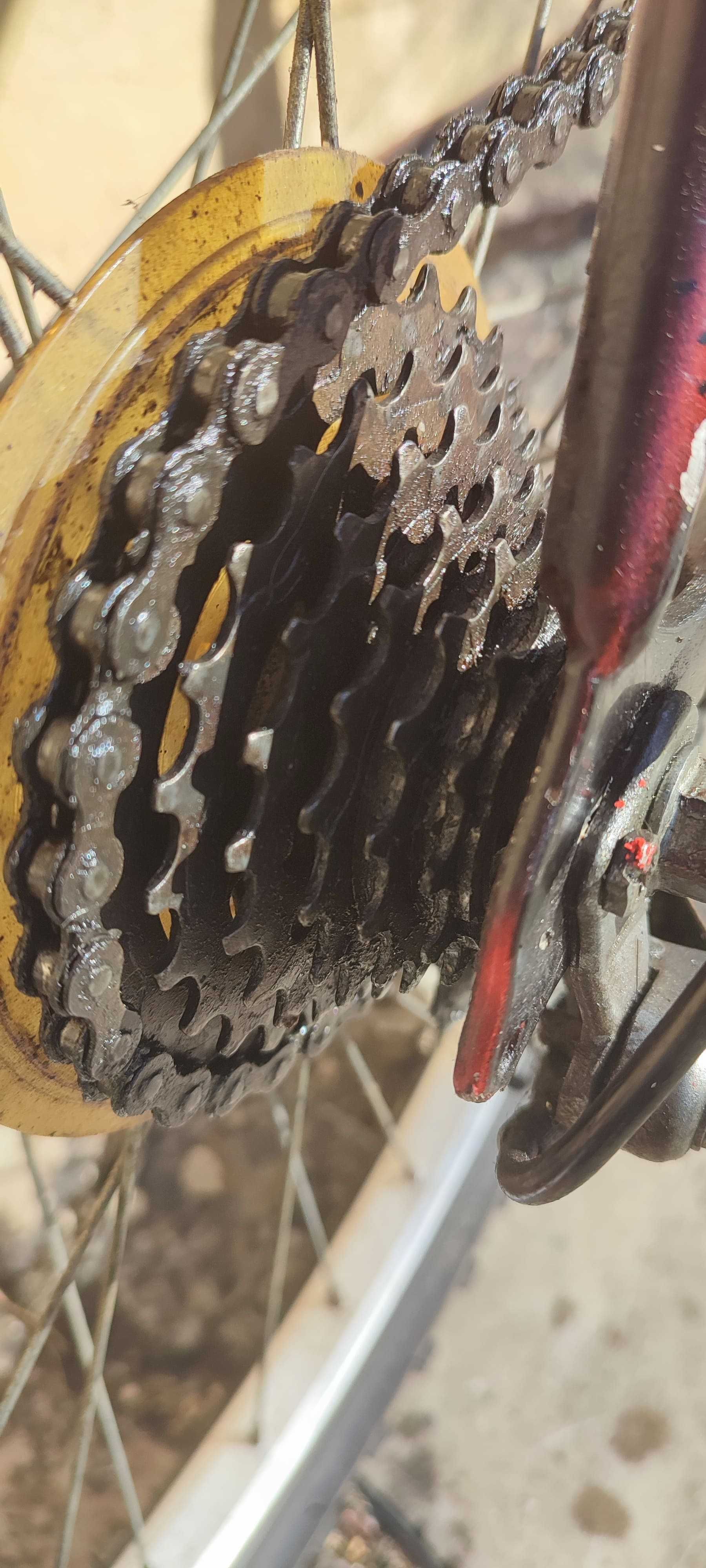 Bicicleta, rodas 26 polg., 12 mudanças Shimano