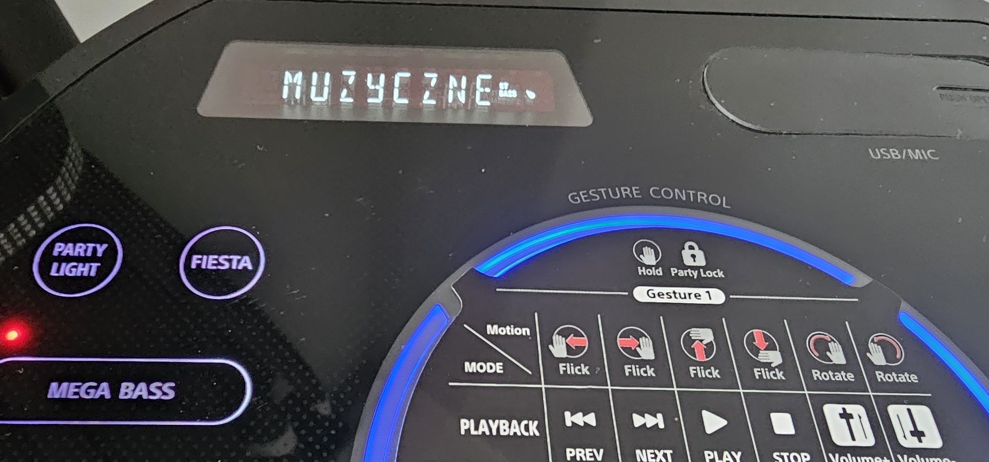 Power Audio SONY MHC-V73D, BT, NFC, Odtw.CD/-R/-RW/DVD, Wejście mikrof