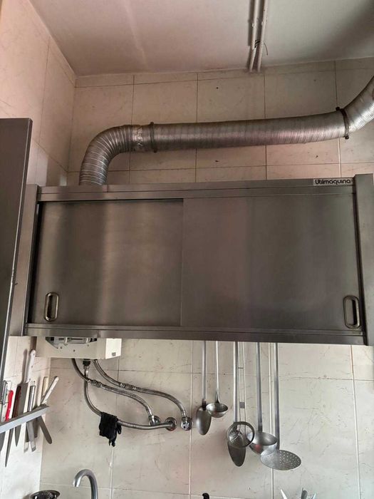 Armário superior INOX resturante hotelaria