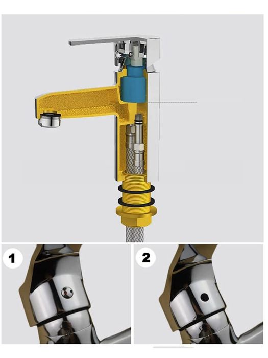2 x ceramiczny wkład do kranu, bateria ceramiczna, wkład do łazienki