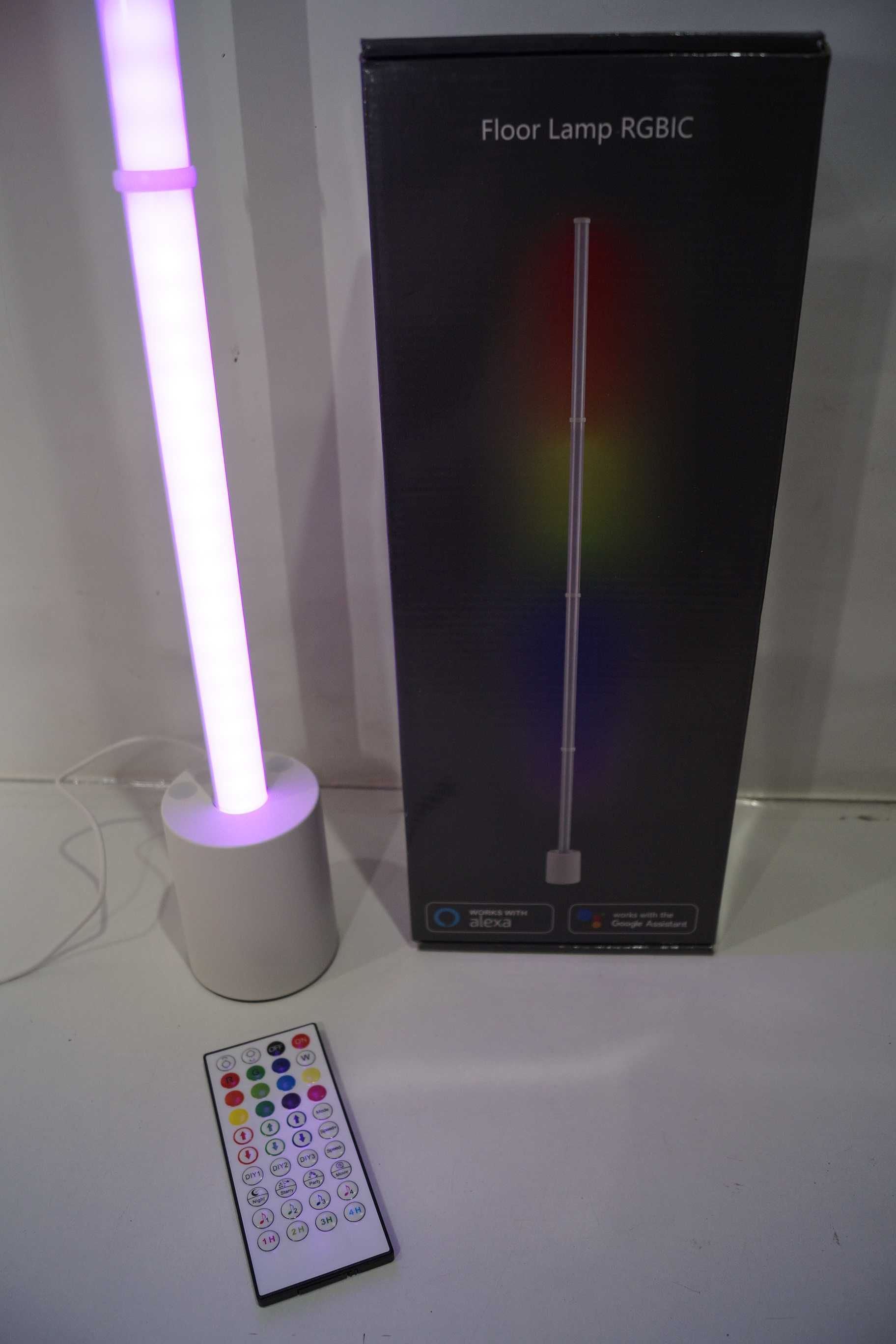 336 BUONTEMPO Inteligentna lampa podłogowa stojąca RGB smart biała 10W