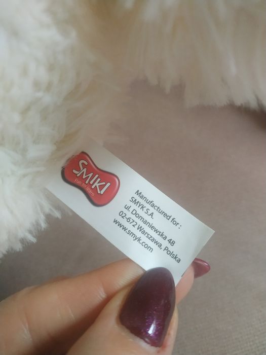 Wielki siedzący Miś smiki