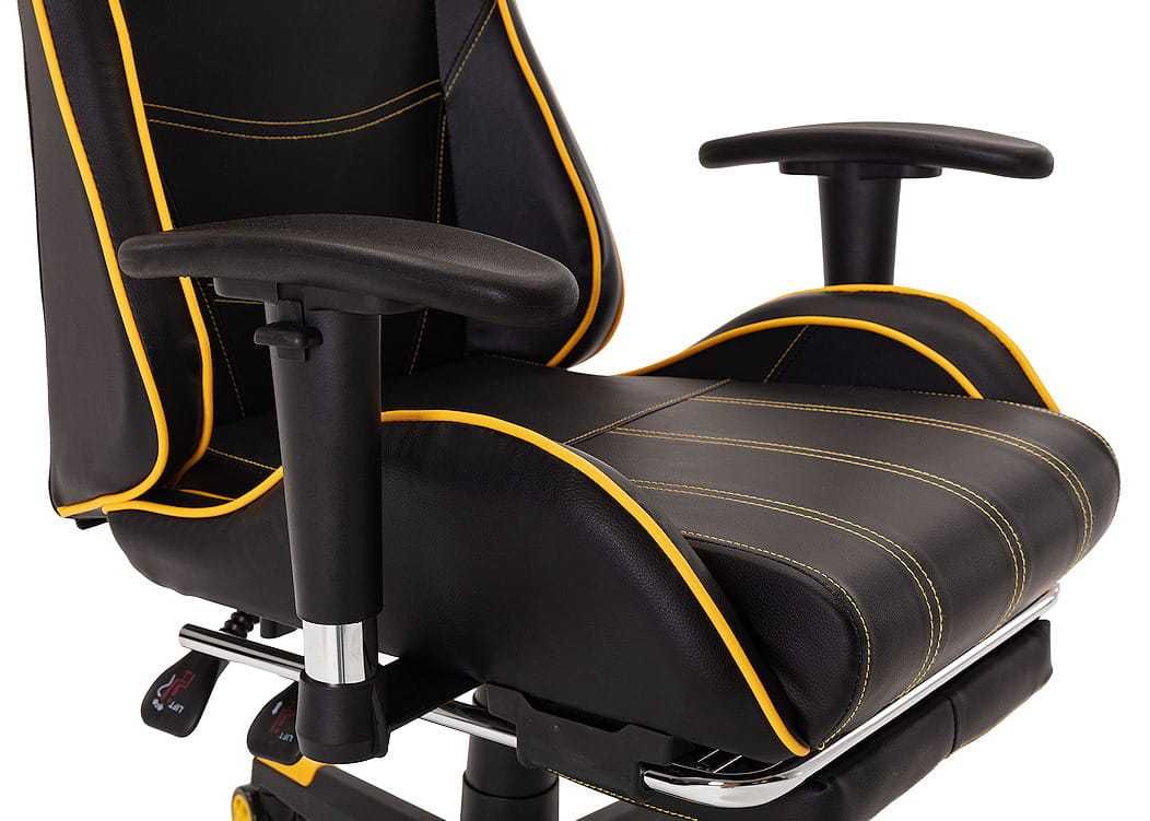 Krzesło do biurka Fotel Gamingowy Infini series No.16 Black/Yellow