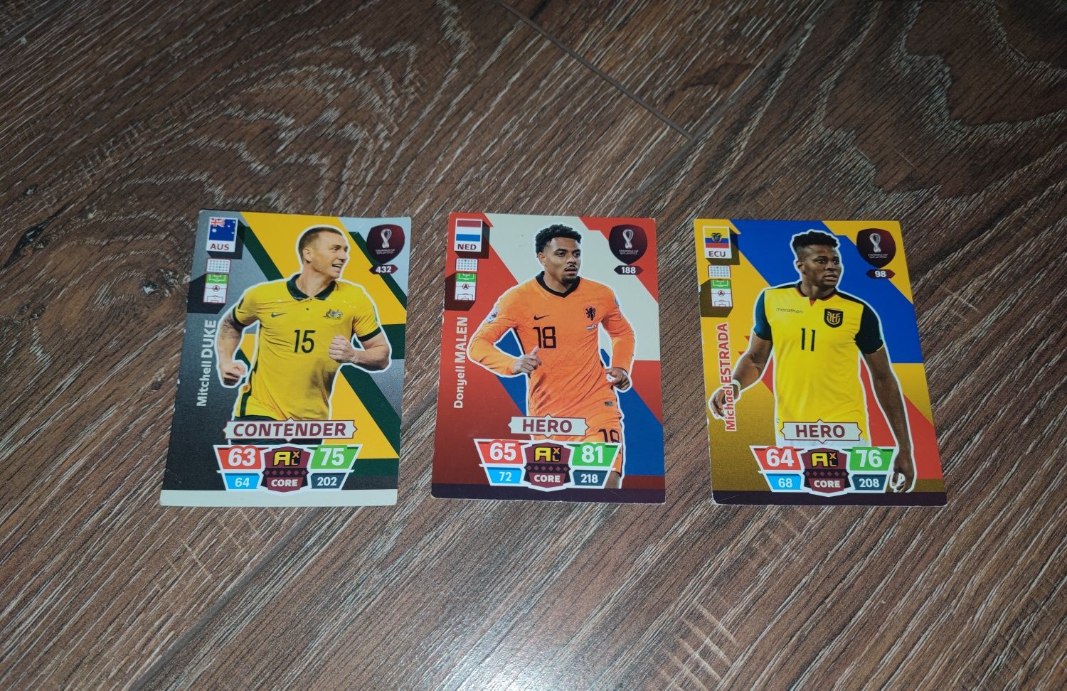 Karty FIFA world cup 2022 Adrenalyn XL Panini (3 karty)