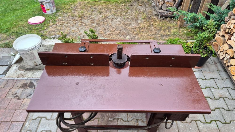 Heblarka do drewna wraz z frezem