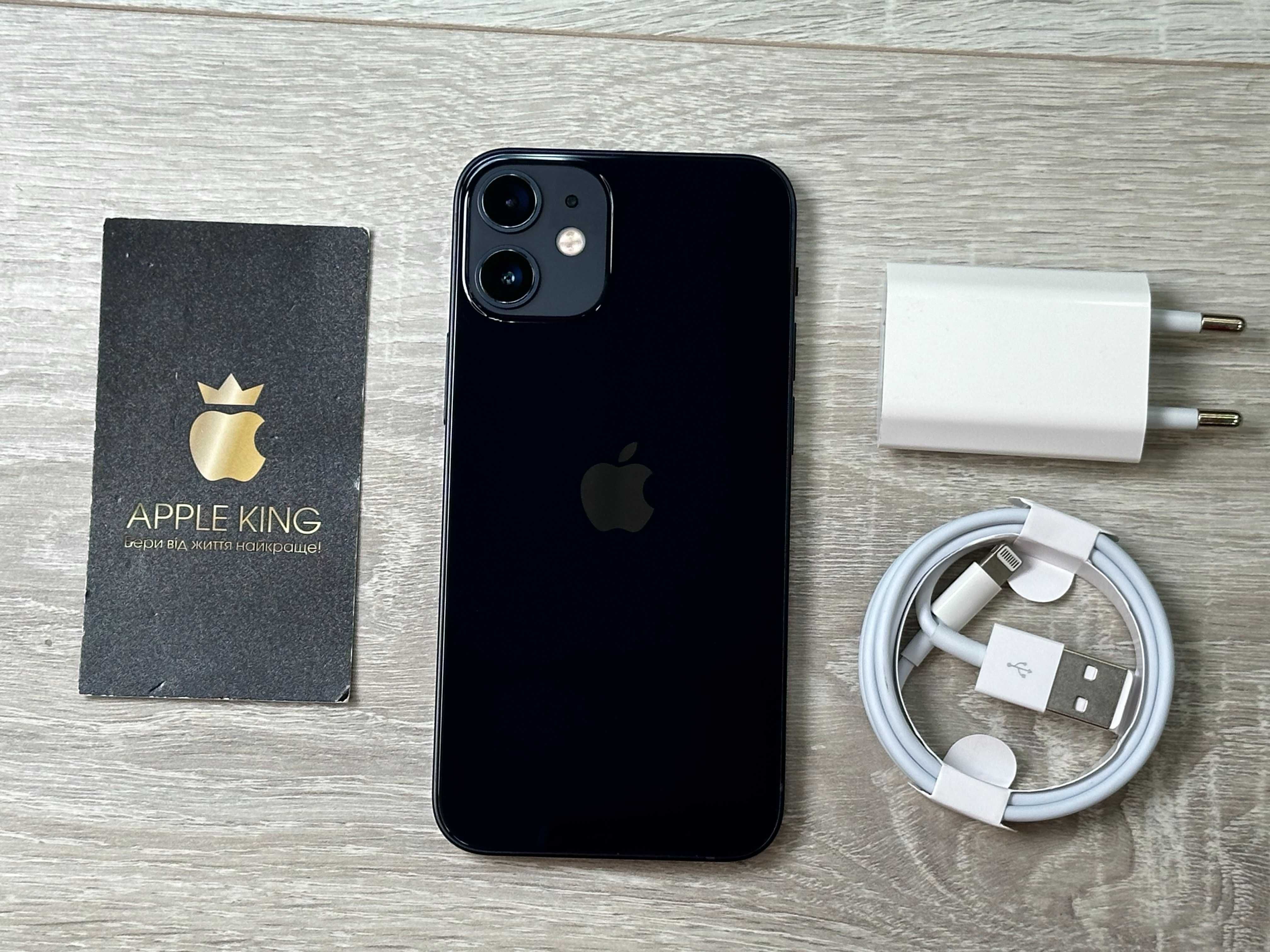 Apple iPhone 12 mini - 64GB - Black Neverlock 98% АКУМУЛЯТОР ІДЕАЛ