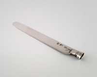 Srebrny nóż bez uchwytu z 1839 roku w cenie złomu - 3 zł. za 1 gram